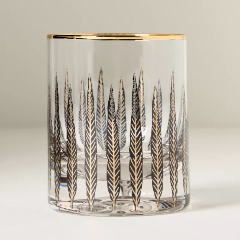 Anthropologie Catherine Martin Old Fashioned Glass - Set of 4. New